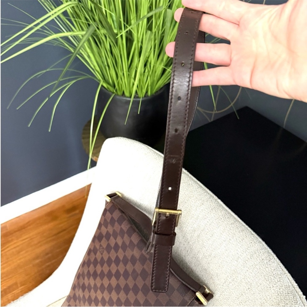 Authentic Louis Vuitton Musette in Damier Ebene shoulder bag brown N51302 - Picture 14 of 16